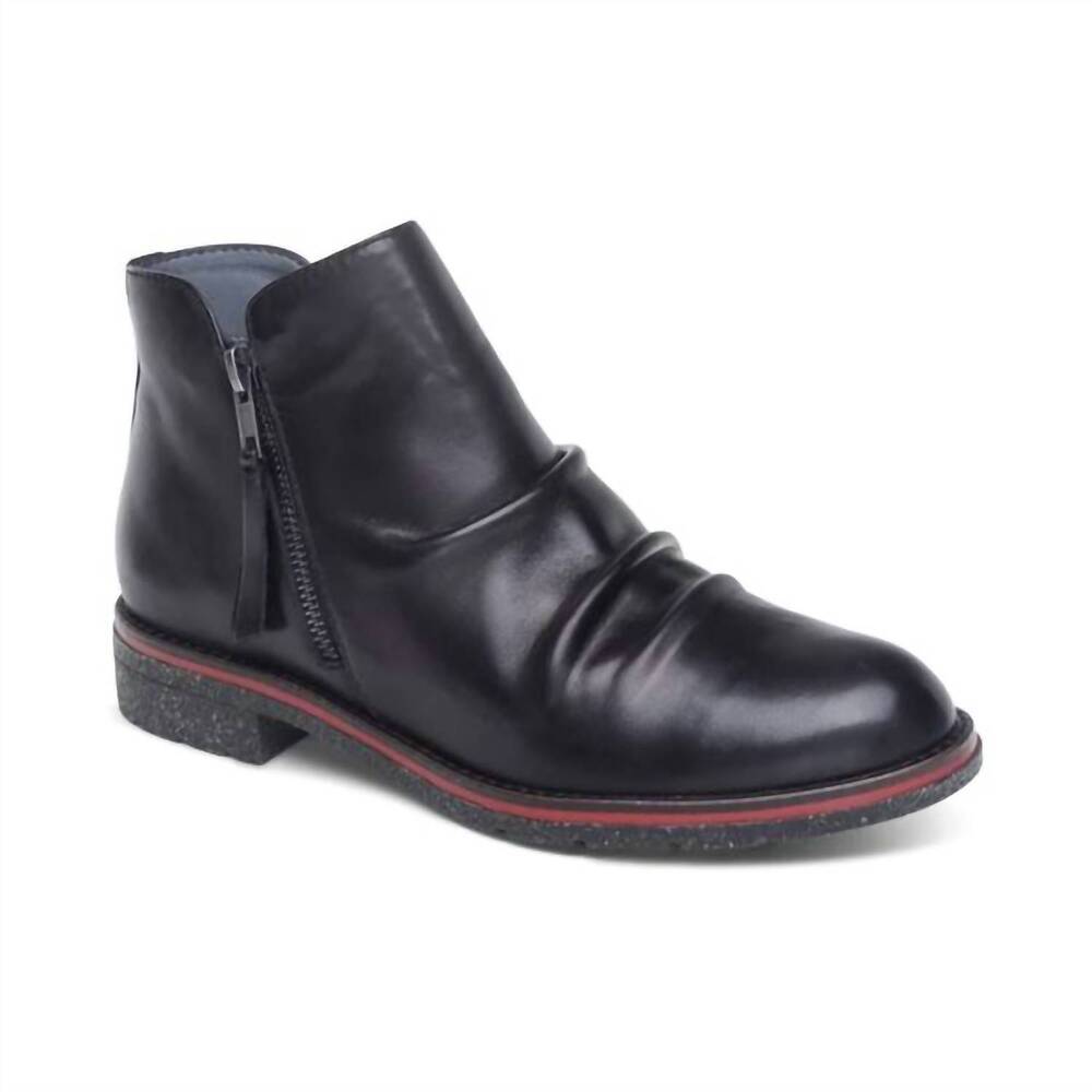 NEW AETREX women's mila weatherproof boots in black